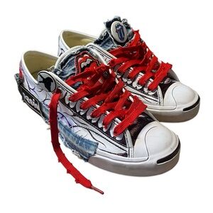 Reconstructed Custom Jack Purcel Canvas Converse